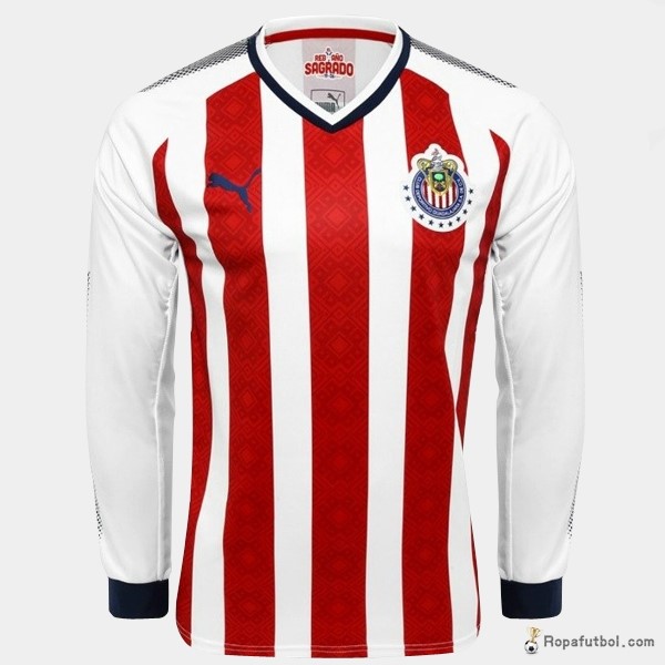 Camiseta CD Guadalajara Replica Primera Ropa ML 2017/18